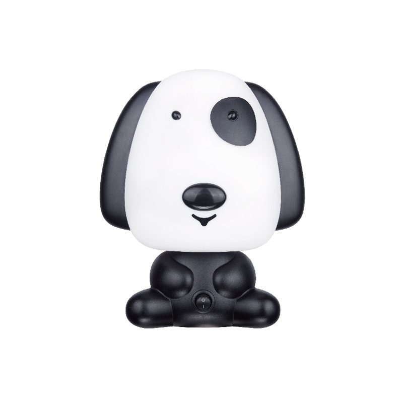 KIDS TABLE LIGHT 1XE14 BLACK PUPPY 21Χ15ΧΗ26CM FRIENDS MT120651B