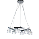 CEILING 6ΧG9 CLEAR GLASS+CHROME MARTINI AD00836A CEILING 6ΧG9 CLEAR GLASS+CHROME MARTINI AD00836A