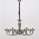 ^PENDANT LUMINAIR 8XE14 TINT CRYSTAL + CHROME METAL Φ79×Η168CM LUNARIA BLK82188PSGC ^PENDANT LUMINAIR 8XE14 TINT CRYSTAL + CHROME METAL Φ79×Η168CM LUNARIA BLK82188PSGC
