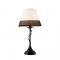 ^TABLE 1ΧΕ14 METALLIC BLACK+ WHITEBLACK SHADE Φ28ΧΗ54CM MULAN EG167281TBW