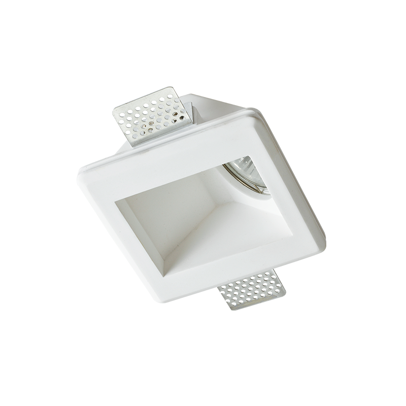 ^SQUARE WALL WASHER GYPSUM TRIMLESS SPOT LUMINAIRE ODEN GU10 G90061C