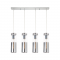 ^PENDANT 4XE27 CHROME+GLASS+METAL 70Χ10ΧΗ120CM DEJAVU V371974PCH
