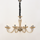 ^PENDANT LUMINAIR 8XE14 COGNAC CRYSTAL + CHROME METAL Φ79×Η168CM LUNARIA BLK82188PCNC ^PENDANT LUMINAIR 8XE14 COGNAC CRYSTAL + CHROME METAL Φ79×Η168CM LUNARIA BLK82188PCNC
