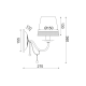 ^WALL LUMINAIRE 1ΧΕ14 METALLIC BLACK+ WHITEBLACK SHADE+ CRYSTAL 25Χ15Χ21CM MULAN EG167281WBW ^WALL LUMINAIRE 1ΧΕ14 METALLIC BLACK+ WHITEBLACK SHADE+ CRYSTAL 25Χ15Χ21CM MULAN EG167281WBW