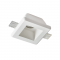 ^SQUARE GYPSUM TRIMLESS SPOT LUMINAIRE ZOE GU10 G90011C
