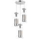 ^PENDANT 3XE27 CHROME+GLASS+METAL Φ28ΧΗ120CM DEJAVU V371973PCH ^PENDANT 3XE27 CHROME+GLASS+METAL Φ28ΧΗ120CM DEJAVU V371973PCH