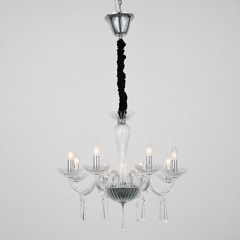 ^PENDANT 8XE14 CLEAR CRYSTAL + CHROME METAL Ö60×Ç181CM VIOLET BLK80288PCC ^PENDANT 8XE14 CLEAR CRYSTAL + CHROME METAL Ö60×Ç181CM VIOLET BLK80288PCC