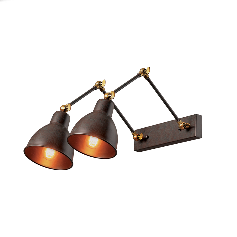 ^WALL LUMINAIR 2ΧΕ27 METAL RUST BRACET 39Χ30Χ36CM THALASSA EG168872WR