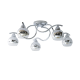 CEILING 5ΧE27 CHROME-GLASS ALIEN TNK81444CR5H