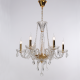 ^PENDANT 6XE14 CLEAR CRYSTAL + GOLD METAL Ö64×Ç160CM LILIUM BLK80046PCG ^PENDANT 6XE14 CLEAR CRYSTAL + GOLD METAL Ö64×Ç160CM LILIUM BLK80046PCG