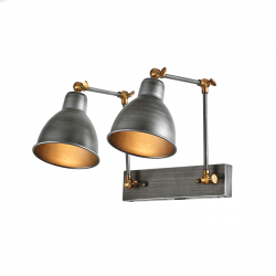 ^WALL LUMINAIR 2ΧΕ27 METAL BLACK-SILVER BRACET 39Χ30Χ36CM THALASSA EG168872WB ^WALL LUMINAIR 2ΧΕ27 METAL BLACK-SILVER BRACET 39Χ30Χ36CM THALASSA EG168872WB