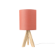 ^TABLE LIGHTING 1ΧΕ14 WOOD+EKAI SHADE Φ18XH40CM PICCOLO TF176721TEK