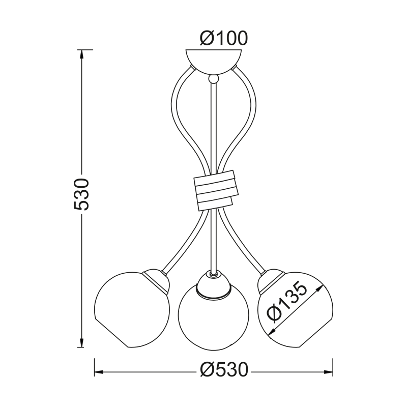 CEILING 3XE27 METAL PATINΑ WHITE GOLD+OPAL GLASS Φ48,5ΧΗ53CM FOYER DL11693C CEILING 3XE27 METAL PATINΑ WHITE GOLD+OPAL GLASS Φ48,5ΧΗ53CM FOYER DL11693C