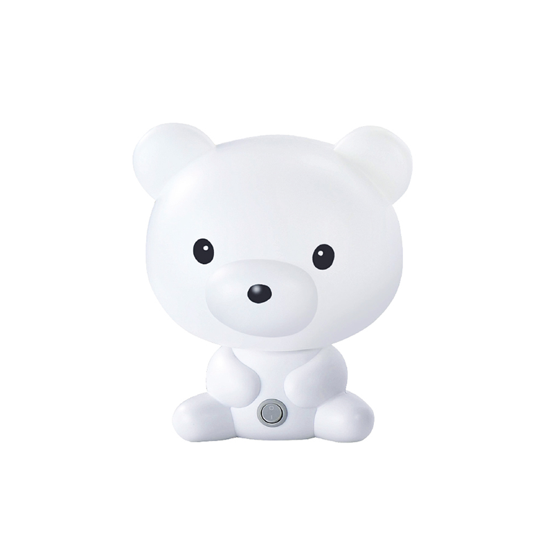 KIDS TABLE LIGHT 1XE14 WHITE BEAR 20Χ17ΧΗ26CM FRIENDS MT120961W