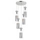 ^PENDANT 5XE27 CHROME+GLASS+METAL Φ37ΧΗ180CM DEJAVU V371975PCH ^PENDANT 5XE27 CHROME+GLASS+METAL Φ37ΧΗ180CM DEJAVU V371975PCH