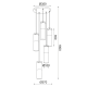 ^PENDANT 5XE27 CHROME+GLASS+METAL Φ37ΧΗ180CM DEJAVU V371975PCH ^PENDANT 5XE27 CHROME+GLASS+METAL Φ37ΧΗ180CM DEJAVU V371975PCH