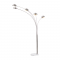 FLOOR LUMINAIRE 5XE14 METALLIC CHROME+MARBLE, COLOR: CHROME 153Χ115ΧΗ198CM MARKELLA ML312461FC