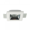 ^SQUARE GYPSUM TRIMLESS SPOT LUMINAIRE MOLLY GU10 WITHOUT REFLECTOR G90461C