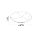 CEILING METALIC BLACK-GOLD D40CM 3XE27 MINOS DLA7193