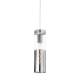 ^ PENDANT L/F 1ΧΕ27 CHROME GLASS + METAL Φ10ΧΗ120CM DEJAVU V371971PCH
