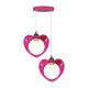KIDS PENDANT PINK HEARTS LOVE MD70832