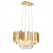 ^PENDANT LUMINAIRE 4XE14 CRYSTAL + GOLD METALLIC 50X30XH100CM EMPIRE EG6174P50CG