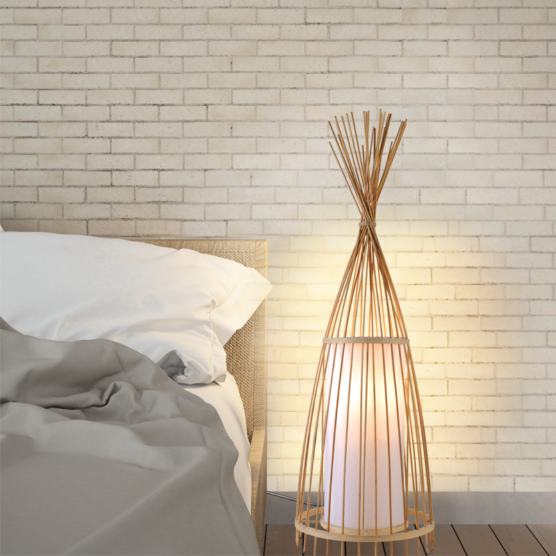 ^FLOOR LIGHTING 1ΧΕ27 BAMBOO D30XH100CM SERIFOS TF661F100BO