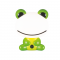 KIDS TABLE LIGHT 1XE14 GREEN FROG 20Χ17ΧΗ25CM FRIENDS MT120941G