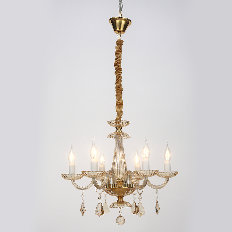 ^PENDANT 6XE14 CHAMPAGE GOLD CRYSTAL + GOLD METAL Φ53×Η173CM LOMPELIA BLK80386PCMG ^PENDANT 6XE14 CHAMPAGE GOLD CRYSTAL + GOLD METAL Φ53×Η173CM LOMPELIA BLK80386PCMG