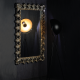 FLOOR LUMINAIRE 1XE27 METALLIC BLACK/GOLD, COLOR:MATT black AND INSIDE GOLD Φ48×Η150CM CAMARA ML306681FBG