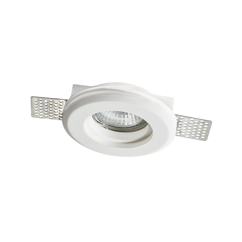 ^ROUND GYPSUM TRIMLESS SPOT LUMINAIRE ERIN GU10 G90051C