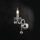 ^ PHASING OUT WALL LUMINAIR 1XE14 TINT CRYSTAL + CHROME METAL 20X32CM TULIA BLK82041WSGC