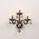 ^ PHASING OUT WALL LUMINAIR 3XE14 TINT CRYSTAL + CHROME METAL 38X40CM TULIA BLK82043WSGC