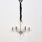 ^ PHASING OUT WALL LUMINAIR 6XE14 CLEAR CRYSTAL + CHROME METAL Ö45×Ç168CM TULIA BLK82046PCC