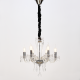 ^ PHASING OUT WALL LUMINAIR 6XE14 CLEAR CRYSTAL + CHROME METAL Ö45×Ç168CM TULIA BLK82046PCC