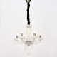 ^ PHASING OUT WALL MOUNTED LUMINAIR 6XE14 WHITE CRYSTAL + CHROME METAL Ö45×Ç168CM TULIA BLK82046PWC