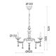 ^ PHASING OUT PENDANT 3ΧΕ14 METAL BRASS+CRYSTAL Φ62ΧΗ97CM ROMANOFF EG166493PBR ^ PHASING OUT PENDANT 3ΧΕ14 METAL BRASS+CRYSTAL Φ62ΧΗ97CM ROMANOFF EG166493PBR