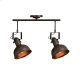 ^ PHASING OUT CEIL 2ΧΕ27 METALLIC RUST Φ18X54XH41cm RIVIERA EG167072CR
