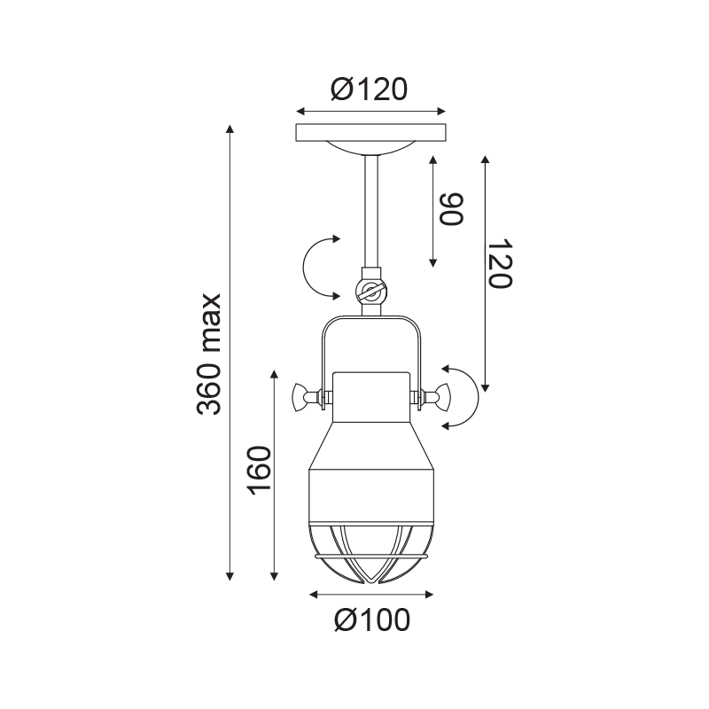 ^ PHASING OUT CEIL 1ΧΕ27 METAL METAL WHITE SILVER GRID Φ10XH36cm DAKOTA EG169901CW