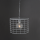 ^ PHASING OUT PENDANT LUMINAIRE 1ΧΕ27 METALLIC CEMENT SHADE Φ23,2ΧΗ120CM DUBLIN GN731PLCE
