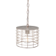 ^ PHASING OUT PENDANT LUMINAIRE 1ΧΕ27 METALLIC WHITE RUST Φ23,2ΧΗ120CM DUBLIN GN731PSAW