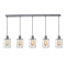 ^ PHASING OUT PENDANT LUMINAIRE 5ΧΕ27 METALLIC CEMENT SHADE 100Χ12,2ΧΗ120CM DUBLIN GN735PCE