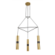 ^ PHASING OUT PENDANT LIGHTING 3XGU10 BRASS METALLIC 56X49XH150CM DA VINCI HM853P56BR