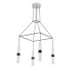 ^ PHASING OUT PENDANT LIGHTING 4XGU10 WHITE METALLIC 56X56XH150CM DA VINCI HM854P56WH