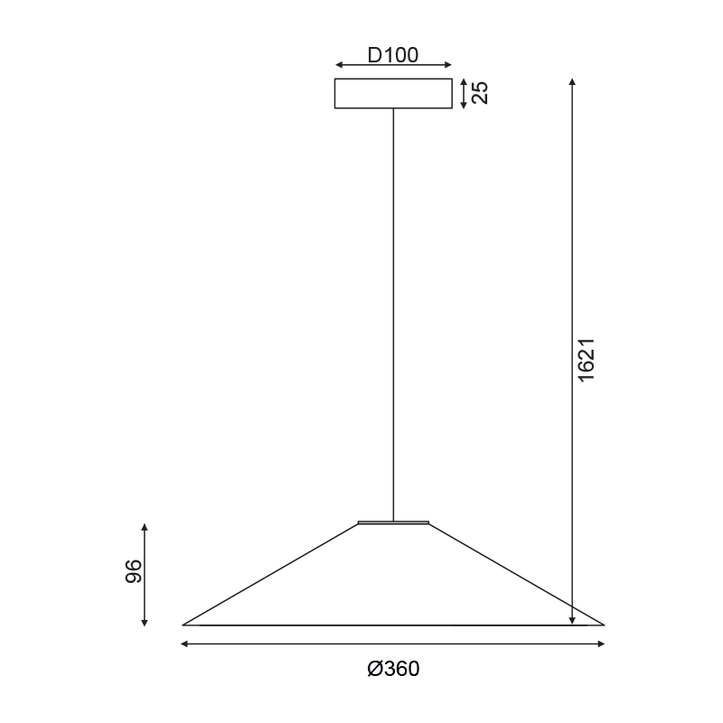 ^ PHASING OUT PENDANT LIGHTING 1X GX53 WALNUTWOOD D36XH160CM NAIROBI MQ13P136WW