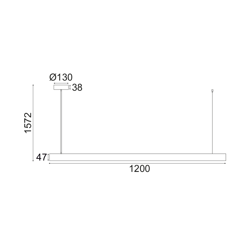 ^ PHASING OUT PENDANT LIGHTING LED 15W WOOD 3000K 1440LM D4.7X120XH157CM WOODY MQ81PLED15120