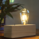 ^ PHASING OUT TABLE LIGHTING 1ΧΕ27 WOOD 20Χ9ΧΗ10CM TZIA TF17191TN