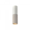 ^ PHASING OUT WALL MOUNT LUMINAIRE 1XGU10 GREY CLAY + METALLIC WHITE Φ7ΧΗ24CM PLACEBO V372581CCW