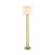 FLOOR LUMINAIRE 1ΧΕ27 BELIZE GOLD METAL+WHITE SHADE-MARBLE IP20 D40,6XH153CM ML127161FGW