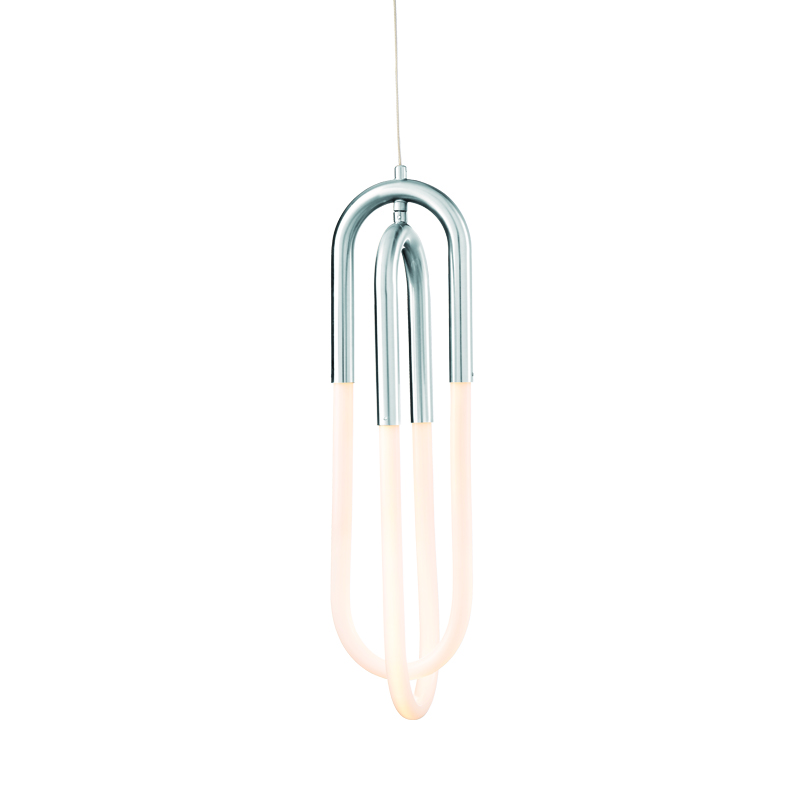 ^PENDANT LAMP LED 16W 3000K 1120LM VENUS CHROME METAL IP20 15X15XH230CM ZM33LEDP15CH